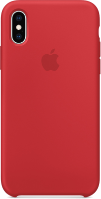 Чехол-крышка Apple MRWC2ZM/A для iPhone XS, силикон, красный